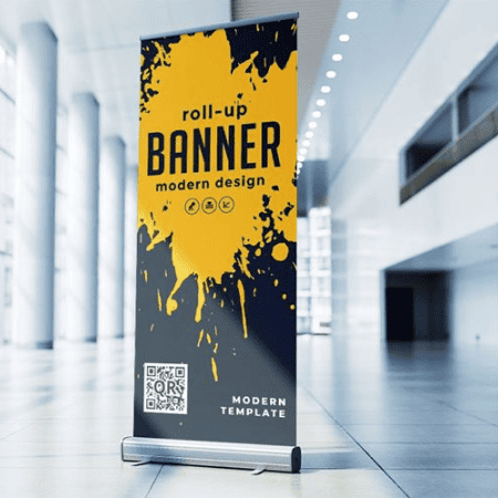 Same Day Roller Banners available as Passion Print